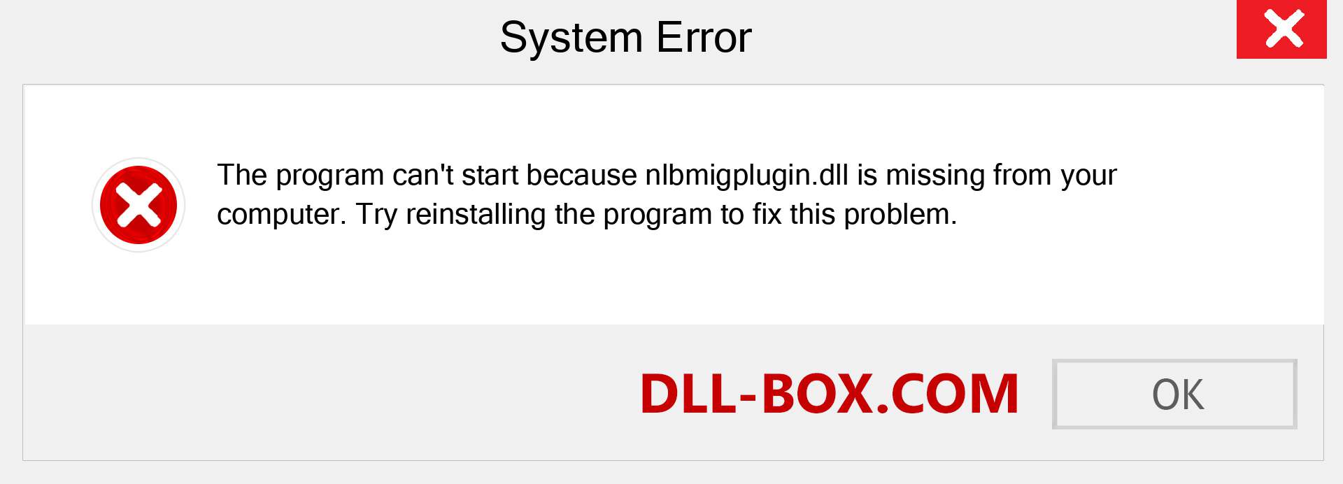  nlbmigplugin.dll file is missing?. Download for Windows 7, 8, 10 - Fix  nlbmigplugin dll Missing Error on Windows, photos, images